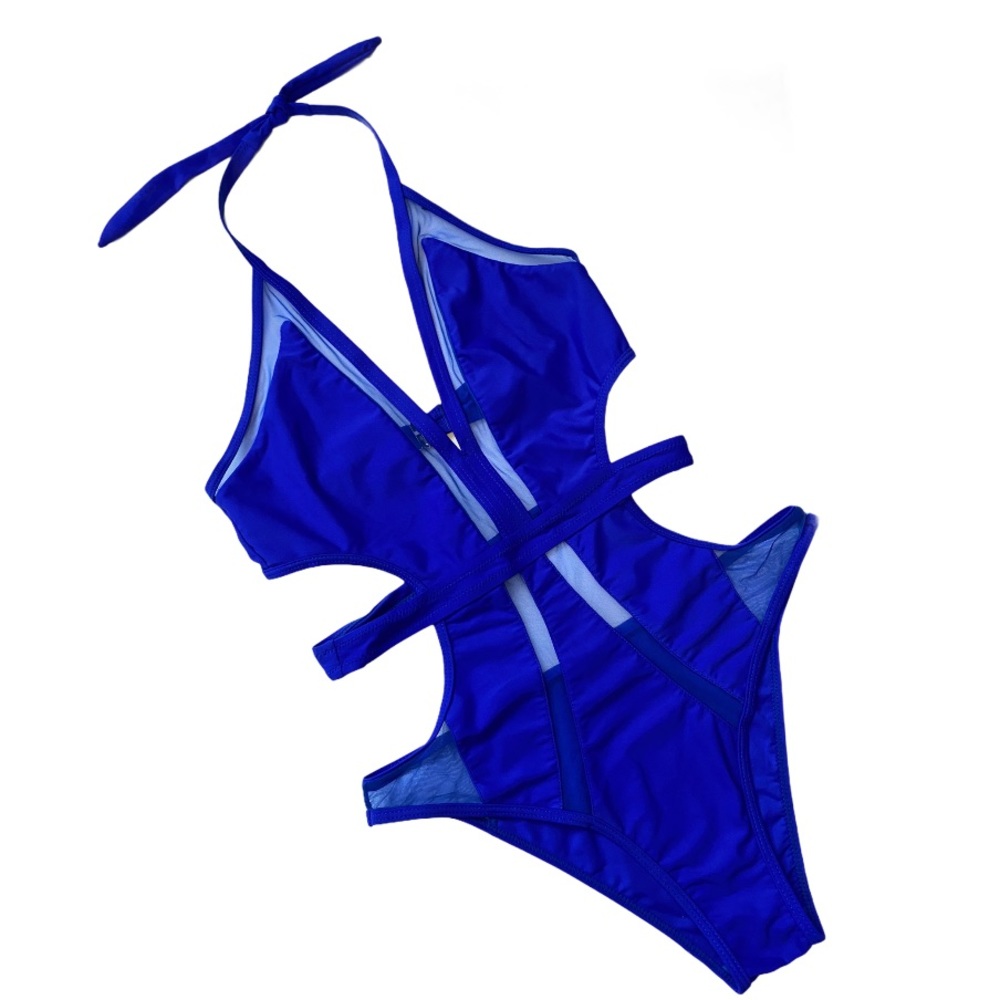 Sexy Mesh One Piece Swimsuit - Picture 3 of 4